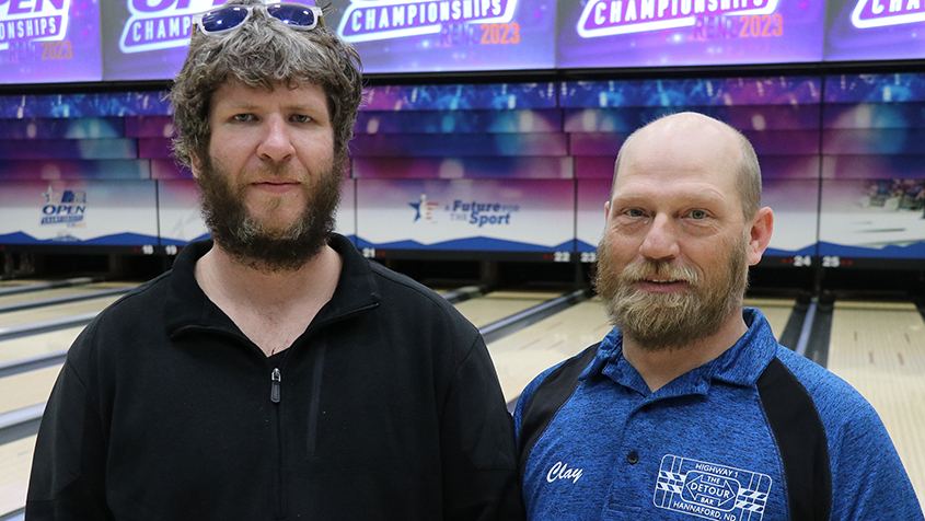 Garrett Heyerdahl and Clayton Monson at the 2023 USBC Open Championships Garrett Heyerdahl and Clayton Monson at the 2023 USBC Open Championships